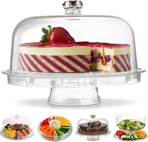 amazon cake holder|cake holders with lids.